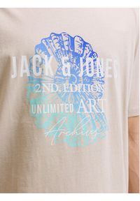 Jack & Jones T-Shirt Gradient Print 12288094 Szary Regular Fit. Kolor: szary. Materiał: bawełna. Wzór: nadruk, gradientowy #4