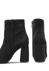 DeeZee Botki LS5079-08 Czarny. Kolor: czarny. Materiał: materiał #6