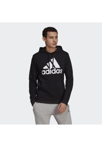 Adidas - Bluza z Kapturem Essentials Big Logo Rozmiar S Czarny - GK9220. Typ kołnierza: kaptur. Kolor: biały, wielokolorowy, czarny. Materiał: bawełna, materiał, wiskoza, poliester. Sport: joga i pilates