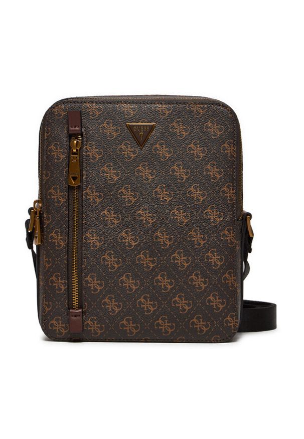 Guess Saszetka HMTOLO P4218 Brązowy. Kolor: brązowy. Materiał: skóra