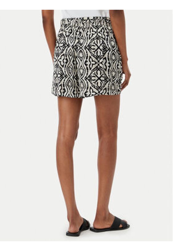 Vero Moda Szorty materiałowe Menny 10323630 Beżowy Regular Fit. Kolor: beżowy. Materiał: wiskoza