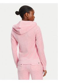 Juicy Couture Bluza Robertson JCAP176 Różowy Slim Fit. Kolor: różowy. Materiał: syntetyk