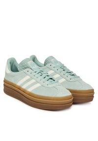 Adidas - adidas Sneakersy Gazelle Bold JS3902 Zielony. Kolor: zielony. Materiał: zamsz, skóra. Model: Adidas Gazelle