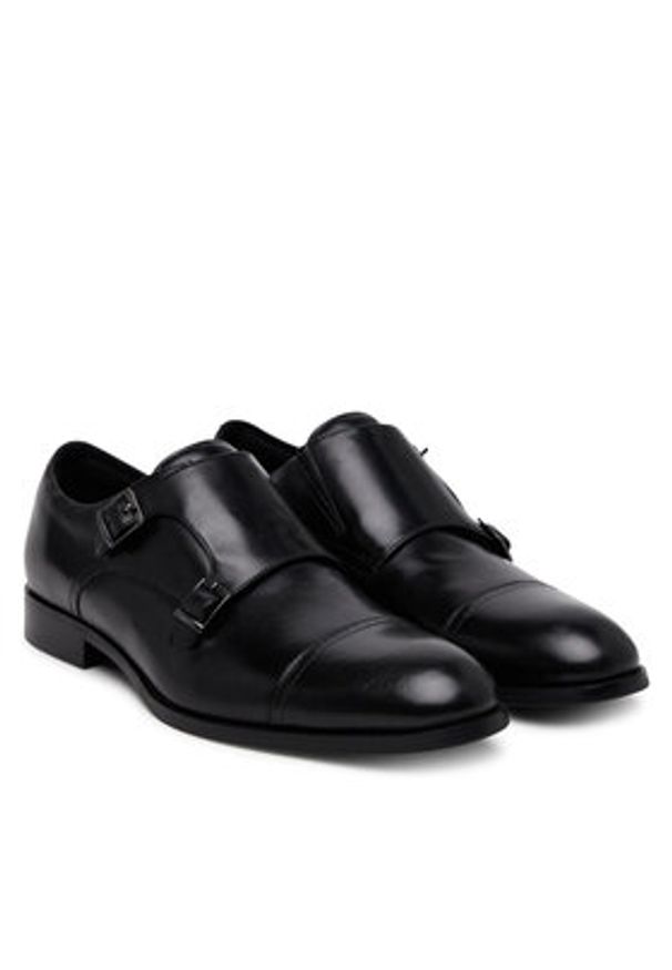 Aldo Półbuty Zelasien 13963685 Czarny. Kolor: czarny. Materiał: skóra