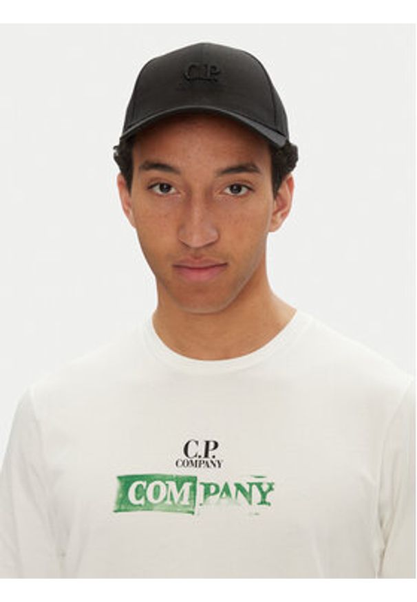 C.P. Company Czapka z daszkiem 18CMAC282A006288A Czarny. Kolor: czarny. Materiał: bawełna, materiał