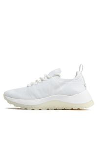 Calvin Klein Sneakersy 2 Piece Sole Lace-Up-Knit HW0HW01337 Biały. Kolor: biały. Materiał: materiał