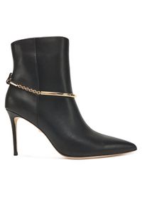 Marciano Guess Botki 5BGZ44 7324A Czarny. Kolor: czarny. Materiał: skóra