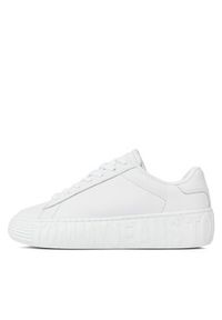 Tommy Jeans Sneakersy Tjw Leather Cupsole Ess EN0EN02507 Biały. Kolor: biały. Materiał: skóra