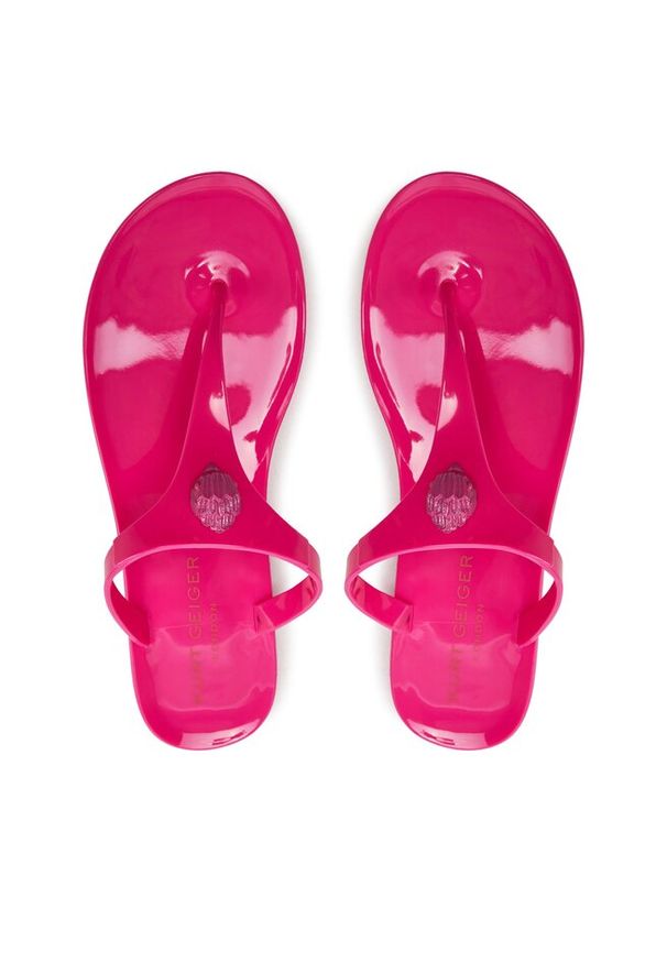 Japonki Kurt Geiger. Kolor: różowy