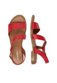 Lasocki Sandały CEO-EST-FIONA-33 Czerwony. Kolor: czerwony. Materiał: skóra #2