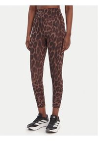 Adidas - adidas Legginsy Optime Essentials Workout KA6346 Brązowy Slim Fit. Kolor: brązowy. Materiał: syntetyk #1