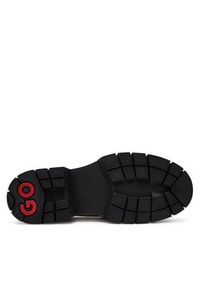 Hugo - HUGO Loafersy 50541731 Écru. Materiał: skóra, zamsz #3