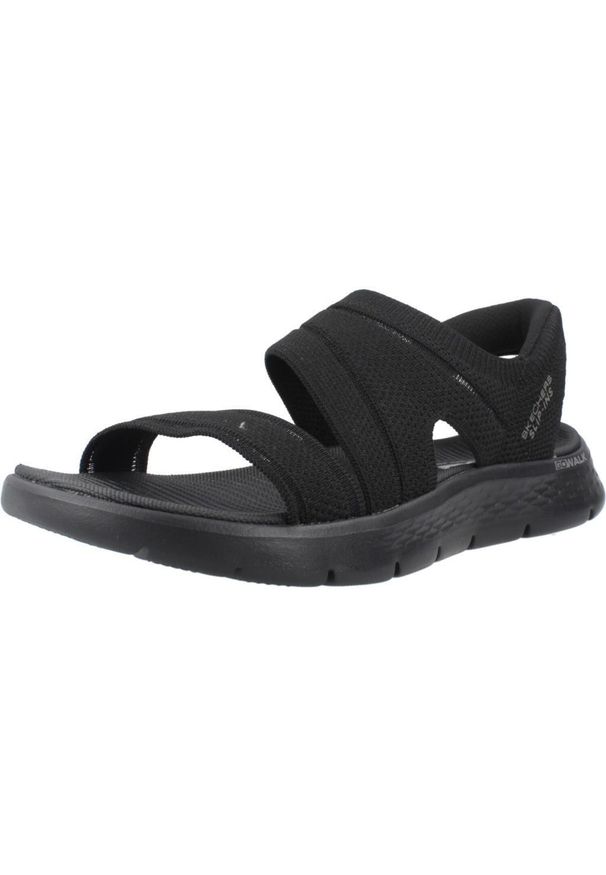 skechers - Sandały Skechers Model Slip-ins Go Walk Flex Kolor Czarny. Kolor: czarny. Materiał: materiał. Styl: sportowy