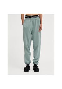 Damskie spodnie dresowe Hummel Pulse. Kolor: zielony. Materiał: dresówka. Sport: fitness #1