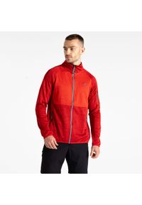 DARE 2B - Torrek Męski górski zamek błyskawiczny przez polar. Kolor: czerwony. Materiał: polar. Sport: turystyka piesza #1