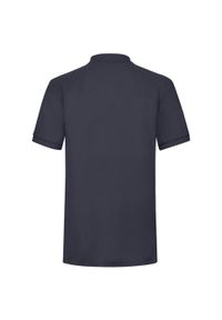 FRUIT OF THE LOOM - Męska Koszulka Polo O Wysokiej Gramaturze. Typ kołnierza: polo. Kolor: niebieski