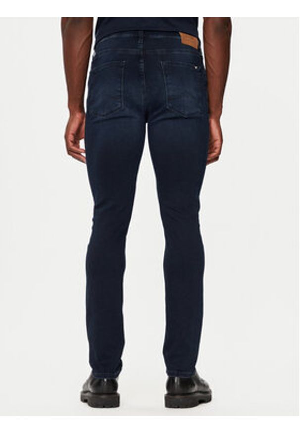 Mustang Jeansy Frisco 1013613 Granatowy Skinny Fit. Kolor: niebieski