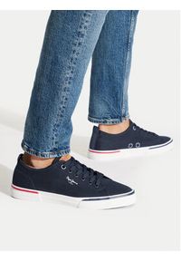 Pepe Jeans Tenisówki Kenton Smart 22 PMS30811 Granatowy. Kolor: niebieski. Materiał: materiał #4