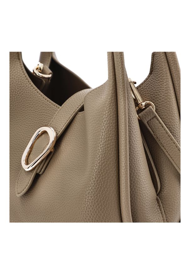 Big-Star - Beżowa Stylowa Damska Torebka Big Star. Kolor: beżowy. Styl: elegancki