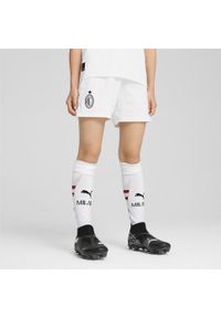 Puma - Młodzieżowe szorty AC Milan 24/25 PUMA White. Kolor: biały. Sport: piłka nożna