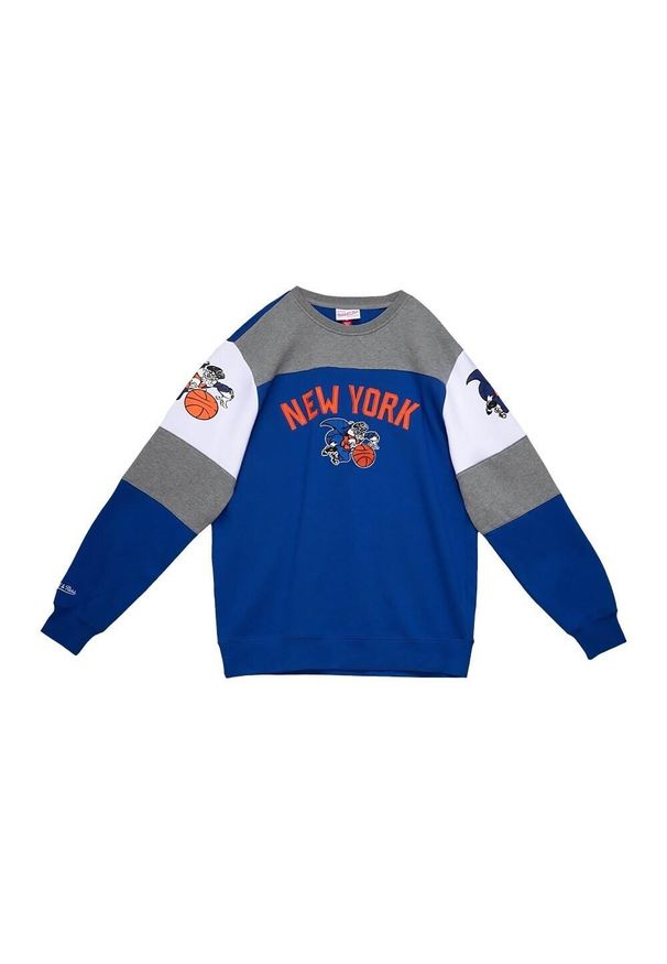 Mitchell & Ness - Polar New York Knicks Overtime Win Bulls. Kolor: szary, niebieski, wielokolorowy. Materiał: polar