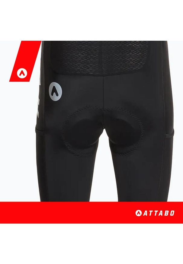 Spodenki rowerowe damskie ATTABO Kirun Pro WMNS Bib Shorts Cargo. Kolor: czarny