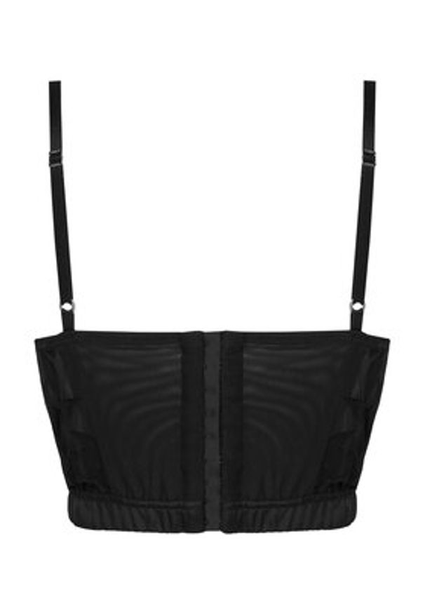 Guess Gorset O5BC06 W4700 Czarny. Kolor: czarny. Materiał: syntetyk