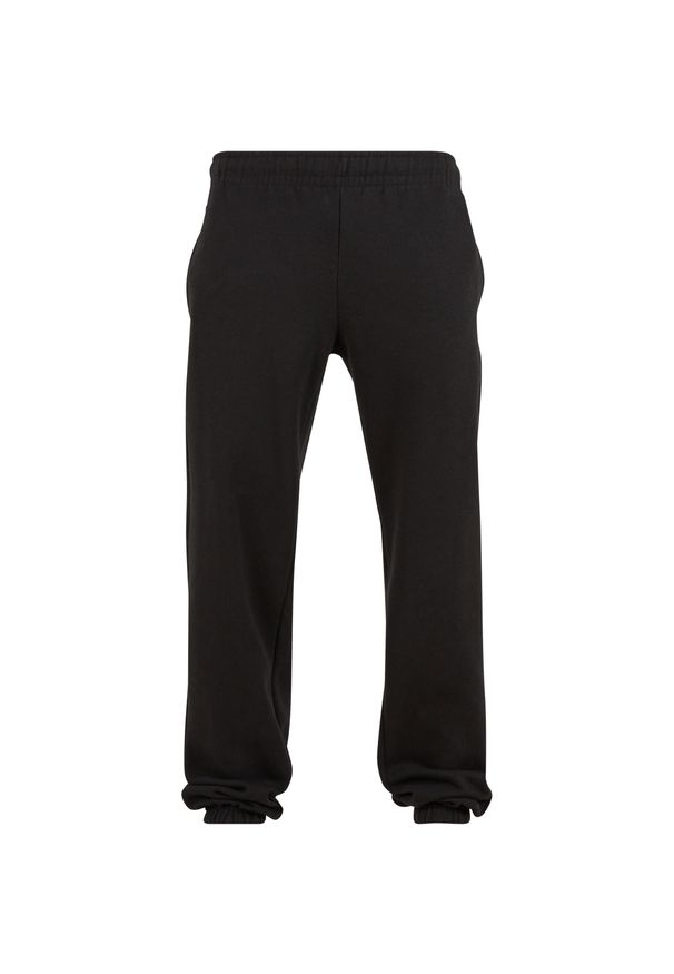 Luźne spodnie dresowe Urban Classics. Kolor: czarny. Materiał: dresówka