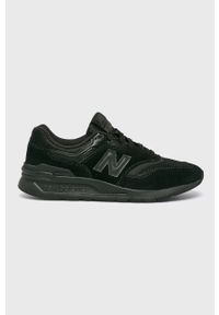 New Balance - Buty. Nosek buta: okrągły. Zapięcie: sznurówki. Kolor: czarny. Materiał: materiał, syntetyk, skóra, guma, zamsz. Szerokość cholewki: normalna #1