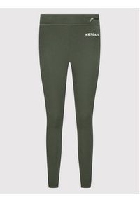 Armani Exchange Legginsy 6LYPET YJCFZ 1880 Zielony Slim Fit. Kolor: zielony. Materiał: wiskoza #4