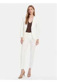 Rinascimento Marynarka CFC0126224003 Biały Regular Fit. Kolor: biały. Materiał: syntetyk