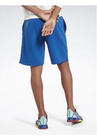 Reebok Szorty sportowe Reebok Identity Fleece Shorts H49689 Niebieski. Kolor: niebieski. Materiał: bawełna. Styl: sportowy #4