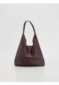 Reserved - Torebka hobo - mahoniowy. Kolor: brązowy. Materiał: skórzane #1
