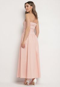 Born2be - Różowa Sukienka z Bawełny Typu Bodycon Filarose. Okazja: na co dzień, na imprezę, na randkę. Kolor: różowy. Materiał: bawełna. Typ sukienki: bodycon. Styl: klasyczny, elegancki, casual #6