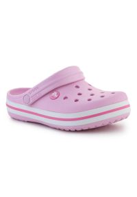 Klapki Crocs Crocband Clog K Ballerina Pink 207006-6GD różowe. Kolor: różowy. Sezon: lato