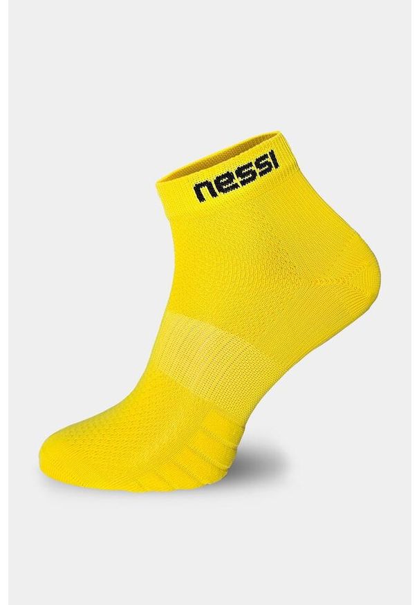 NESSI SPORTSWEAR - Bezszwowe skarpety oddychające Nessi Sportswear. Kolor: żółty. Sport: bieganie
