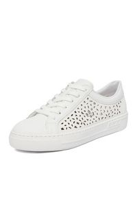 Rieker Sneakersy CEO-L8831-80 Biały. Kolor: biały. Materiał: syntetyk, skóra #8