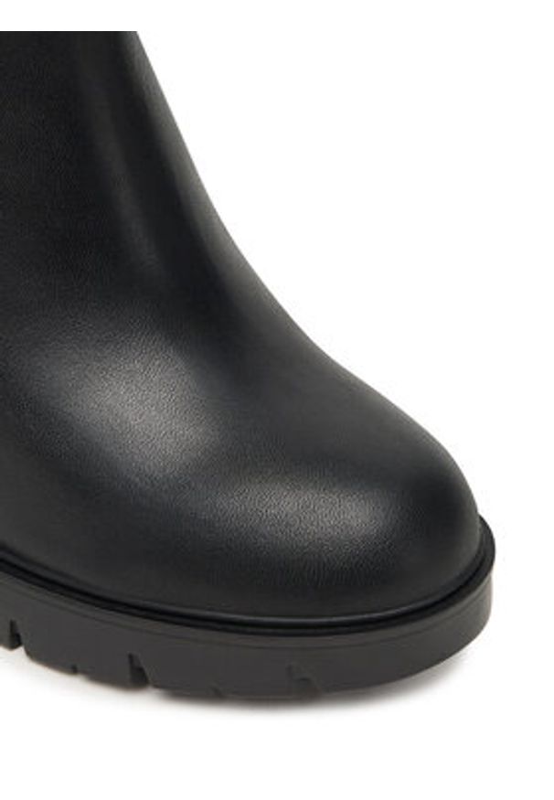 Tommy Jeans Botki Tjw EN0EN02831 Czarny. Kolor: czarny. Materiał: skóra