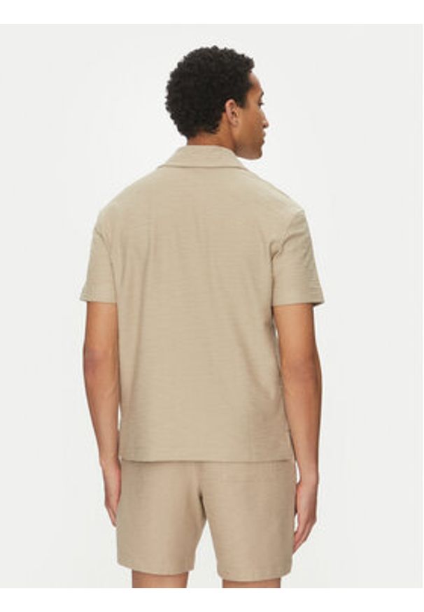JOOP! Koszula 17 JJ-31Pedro 30045553 Beżowy Modern Fit. Kolor: beżowy. Materiał: bawełna