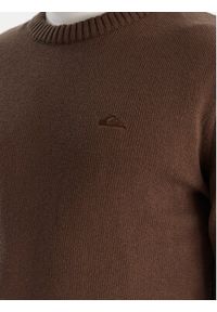 Quiksilver Sweter Salt Water EQYSW03326 Brązowy Regular Fit. Kolor: brązowy. Materiał: bawełna #3