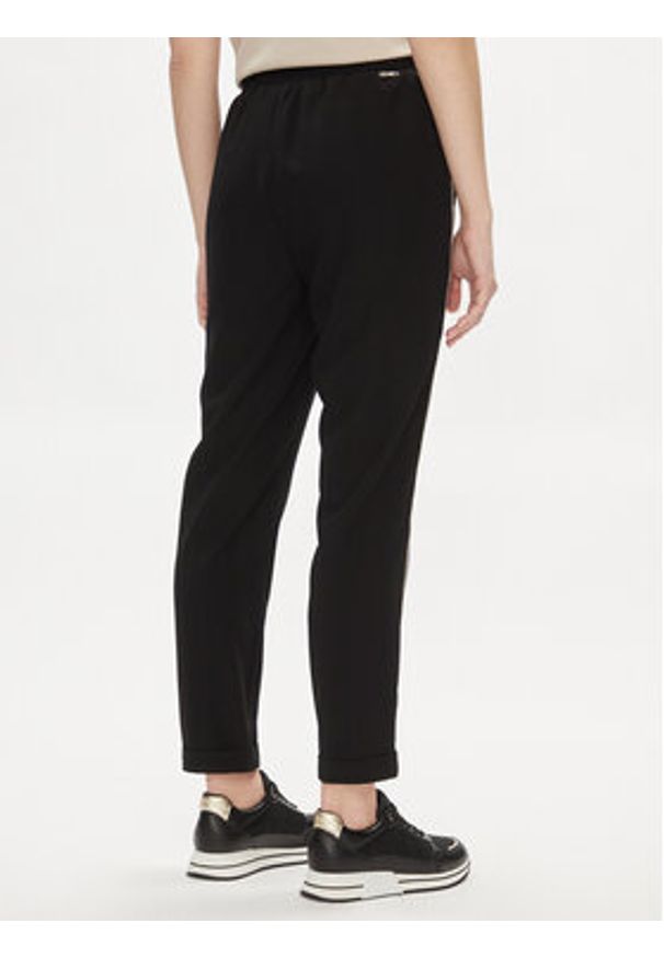 Liu Jo Spodnie dresowe TA4088 TS423 Czarny Regular Fit. Kolor: czarny. Materiał: syntetyk