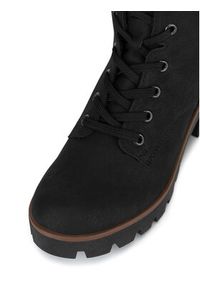 Rieker Trzewiki 79240-00 Czarny. Kolor: czarny. Materiał: materiał #6
