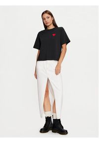 Vero Moda T-Shirt Thilde 10329163 Czarny Regular Fit. Kolor: czarny. Materiał: bawełna