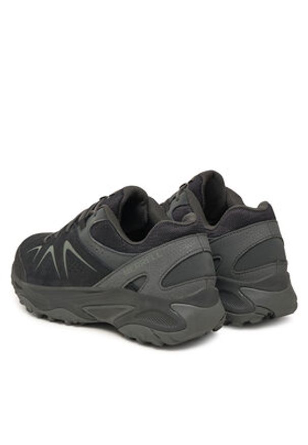 Merrell Trekkingi Yakota 3 J038429 Czarny. Kolor: czarny. Materiał: zamsz, skóra. Sport: turystyka piesza