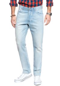 Wrangler - WRANGLER SPODNIE MĘSKIE SLIDER ICY BLUE W18RFH27D #8