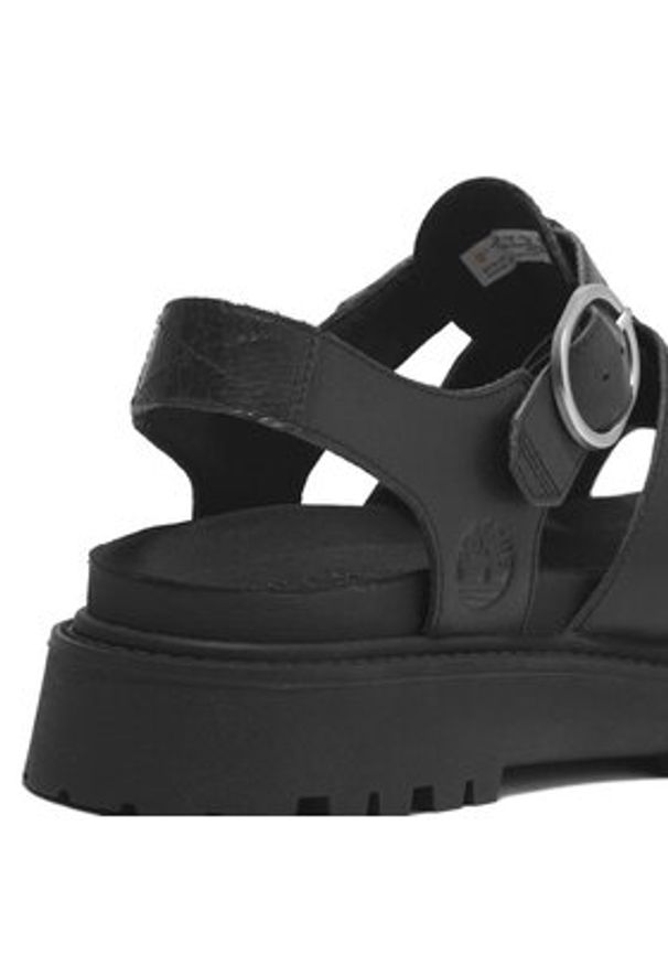 Timberland Sandały Clairemont Way Fisherman Sandal TB0A635VW021 Czarny. Kolor: czarny. Materiał: skóra
