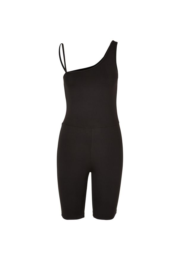 Damski kombinezon kolarski z recyklingu Urban Classics. Kolor: czarny. Materiał: tkanina. Sport: kolarstwo