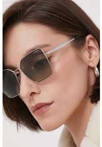 Vogue - VOGUE okulary przeciwsłoneczne damskie kolor szary. Kolor: szary #6