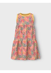 Name it - NAME IT Sukienka letnia Vigga 13228208 Kolorowy Regular Fit. Materiał: bawełna. Wzór: kolorowy. Sezon: lato #1