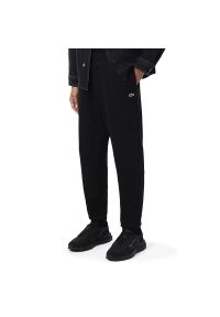 Spodnie męskie Lacoste XH9833-031 - czarne. Kolor: czarny. Materiał: materiał, bawełna, dresówka #1